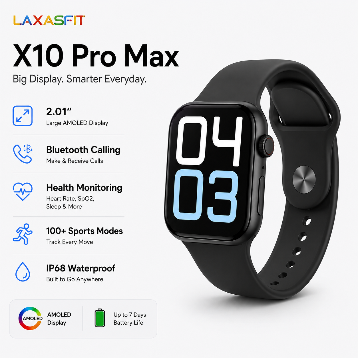 X10 Pro Max Smart Watch