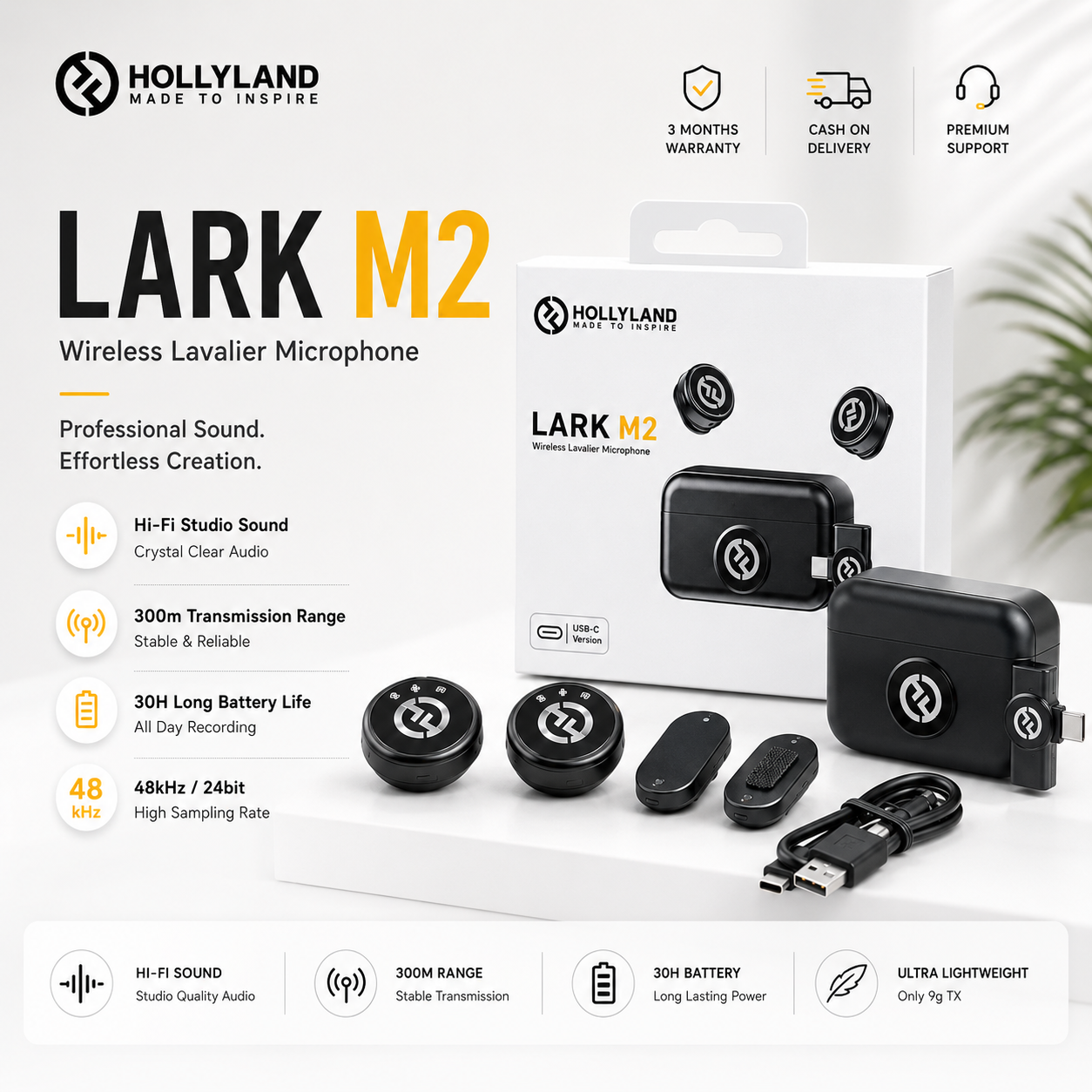 Hollyland Lark M2 Microphone - Image 2