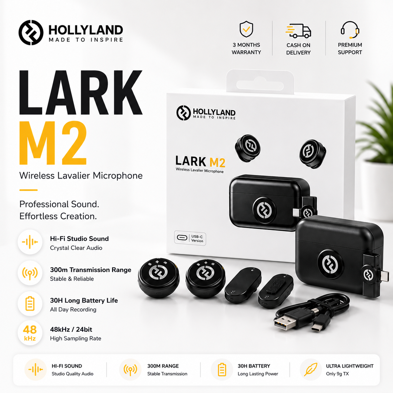 Hollyland Lark M2 Microphone