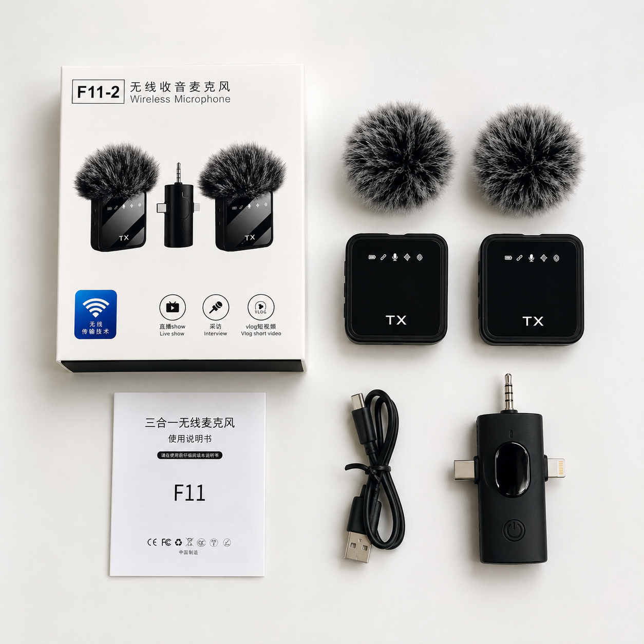 F11-2 Wireless Microphone - Image 3
