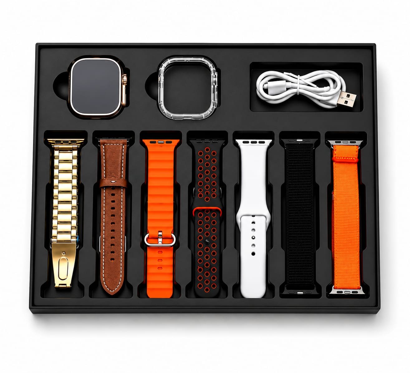 DT900 Ultra Smart Watch – 7 in 1 Premium Combo Pack - Image 3