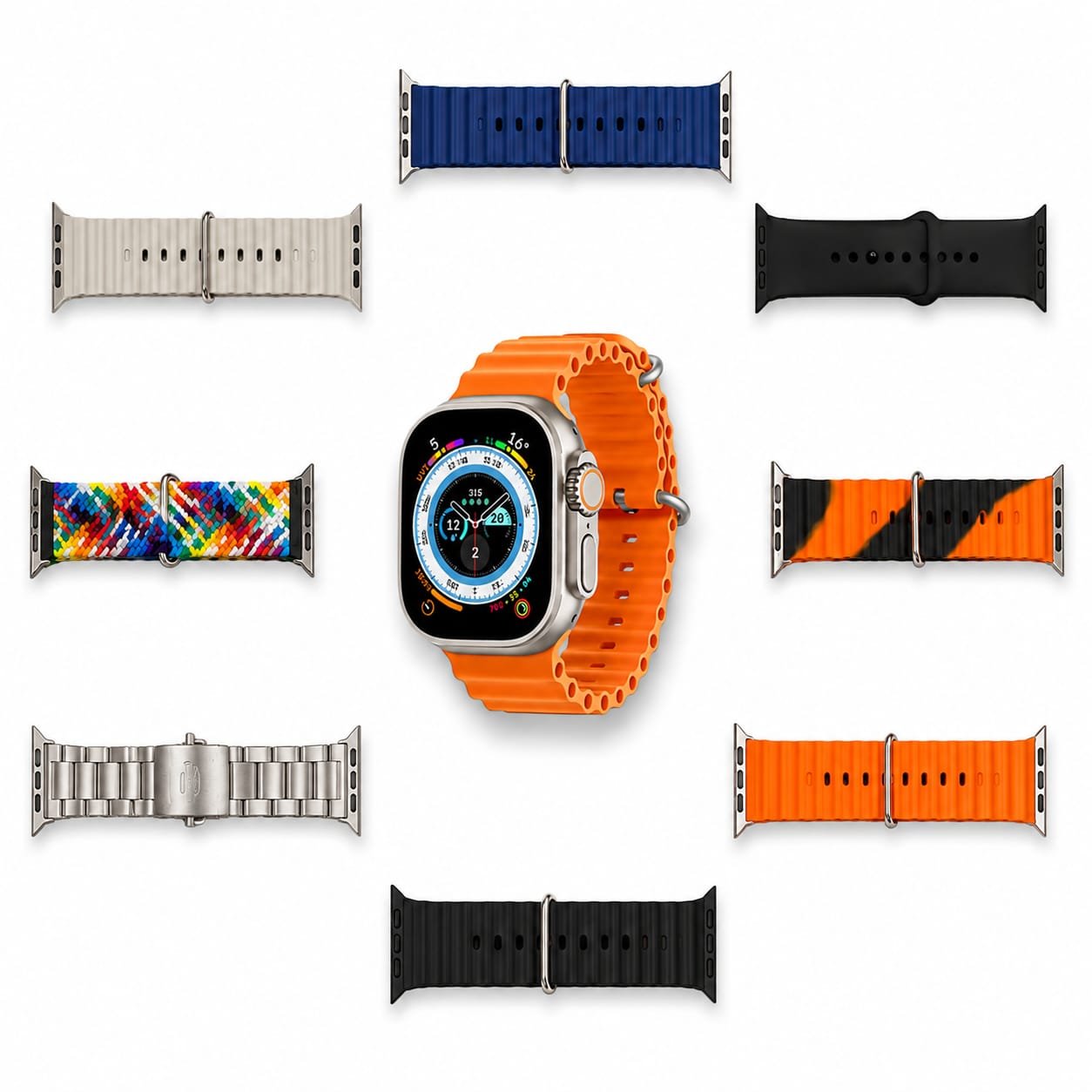 Y80 ULTRA Germany 8+1 Smart Watch Combo Set - Image 4