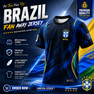 🇧🇷 Brazil Player Edition Jersey – Away Edition 🇧🇷