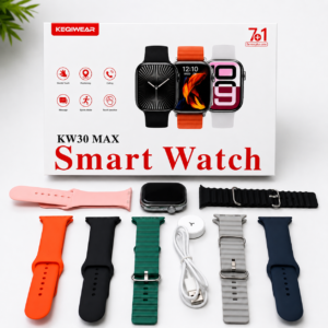 KW30 MAX Smart Watch – 7+1 Straps | Bluetooth Calling