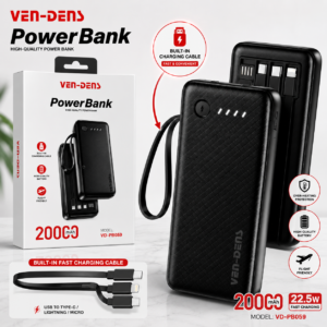 VEN-DENS 20000mAh Power Bank