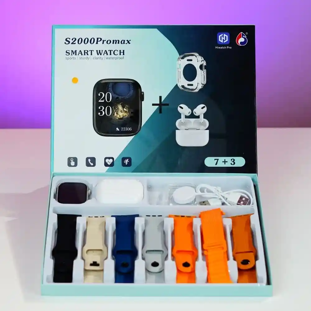 S2000 Promax Smart Watch – 7+3 Combo Package - Image 3