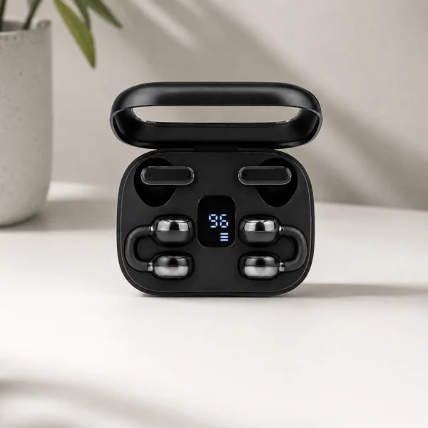 Q10 2in1 Premium Headset একটি চার্জিং কেসেই পাচ্ছেন ২ জোড়া (৪টি) Wireless Earbuds - Image 3