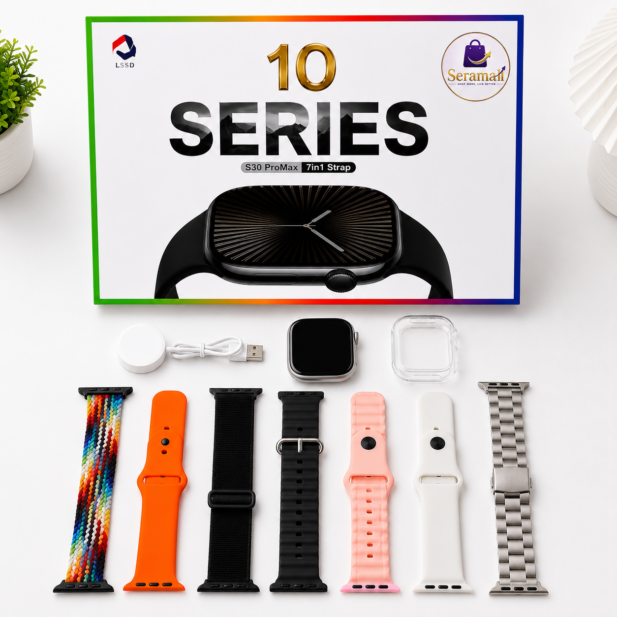 Series 10 Smart Watch 7 in 1 Strap - Image 2